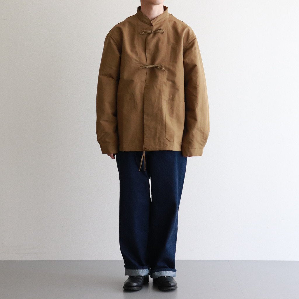 C/L STAND COLLAR JACKET #TOBACCO [PMAN-SJ01]