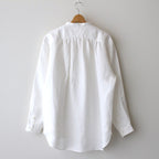 BAND COLLAR DRESS SHIRT-OFFSHORE #WHITE [2006022]
