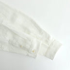BAND COLLAR DRESS SHIRT-OFFSHORE #WHITE [2006022]