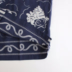 OPEN COLLAR S/S SAILING SHIRT-FISHTEIL #PURPLE NAVY [2004022]