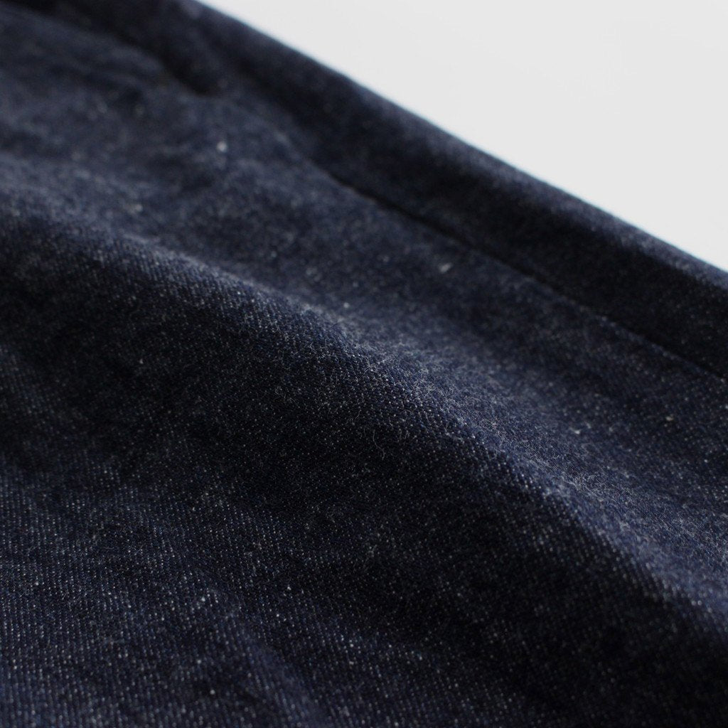 OFFICER TROUSER WIDE #INDIGO [PM-401W]