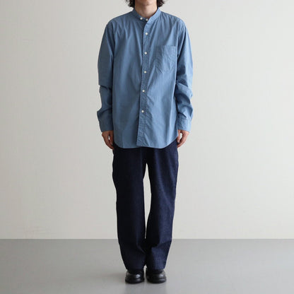 OFFICER TROUSERS WIDE #INDIGO [PM-401W]