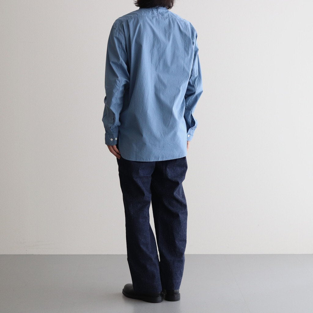 OFFICER TROUSER WIDE #INDIGO [PM-401W]