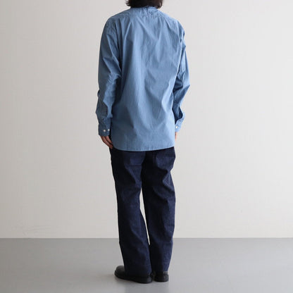 OFFICER TROUSERS WIDE #INDIGO [PM-401W]