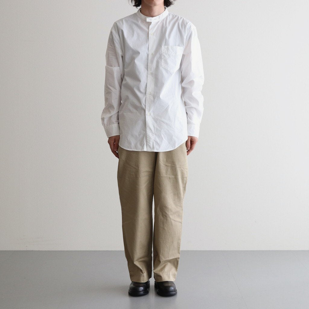 OFFICER TROUSERS WIDE #KHAKI BEIGE [PM-401W]