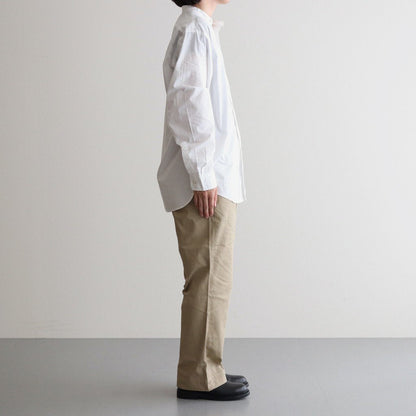 OFFICER TROUSERS WIDE #KHAKI BEIGE [PM-401W]