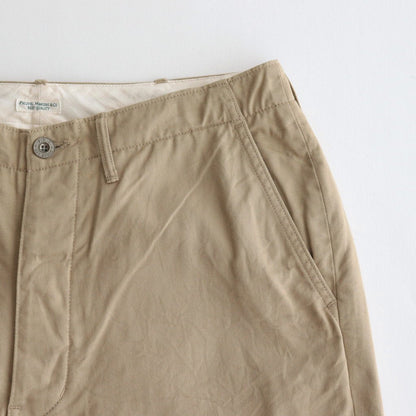 OFFICER TROUSERS WIDE #KHAKI BEIGE [PM-401W]