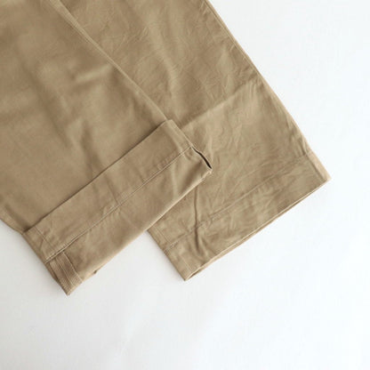 OFFICER TROUSERS WIDE #KHAKI BEIGE [PM-401W]