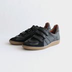GERMAN MILITARY TRAINER VELCRO #BLACK [1703LD]