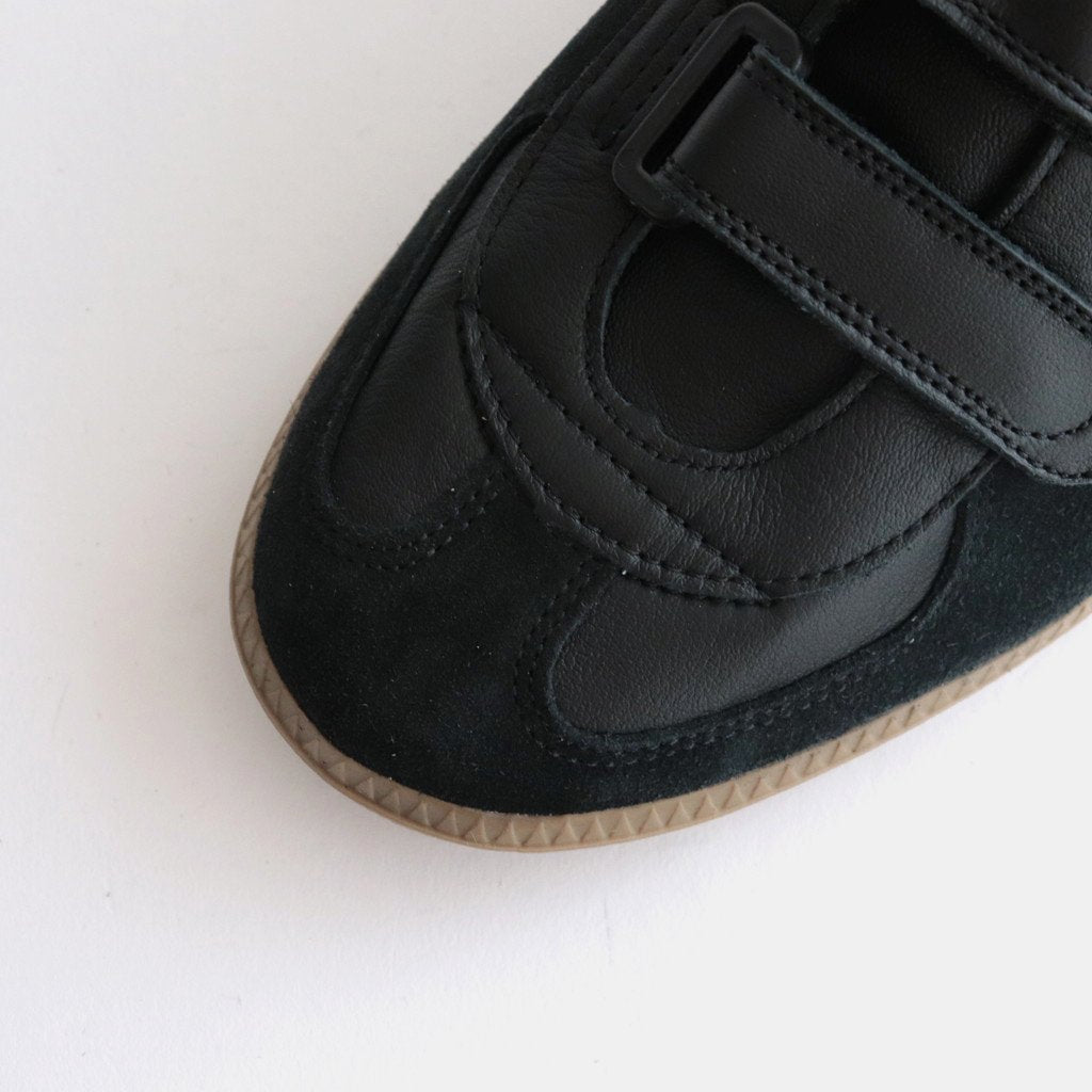 GERMAN MILITARY TRAINER VELCRO #BLACK [1703LD]