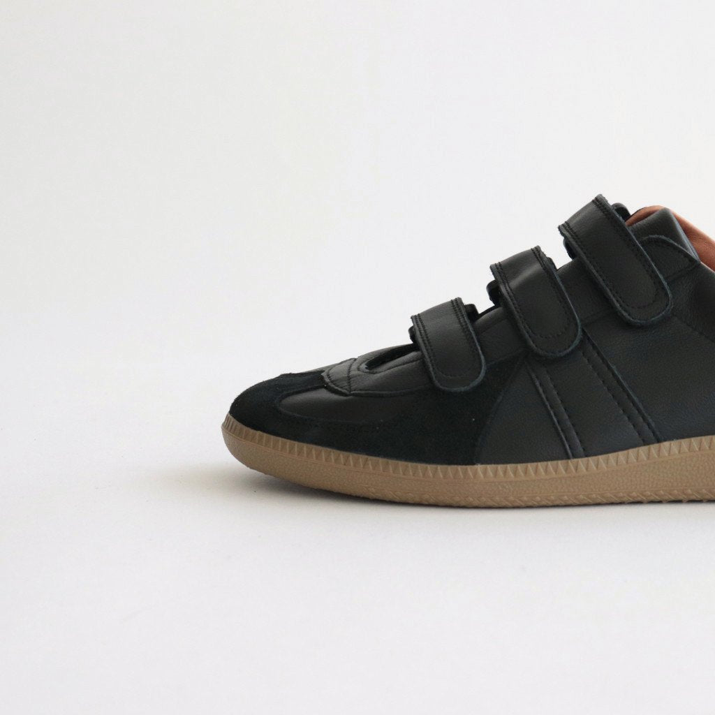 GERMAN MILITARY TRAINER VELCRO #BLACK [1703LD]