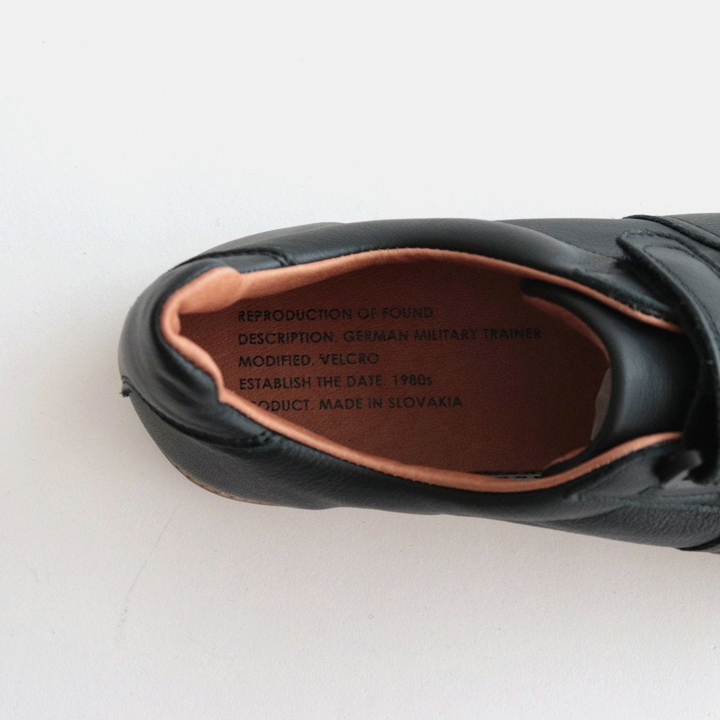 GERMAN MILITARY TRAINER VELCRO #BLACK [1703LD]