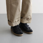 GERMAN MILITARY TRAINER VELCRO #BLACK [1703LD]