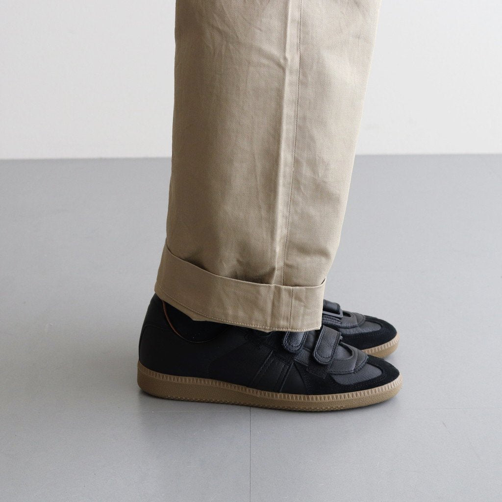 GERMAN MILITARY TRAINER VELCRO #BLACK [1703LD]