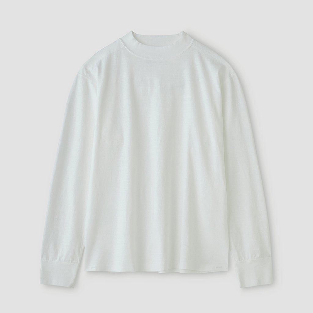 HIGHNECK LS TEE #OFF WHITE [PM-VTGT05]