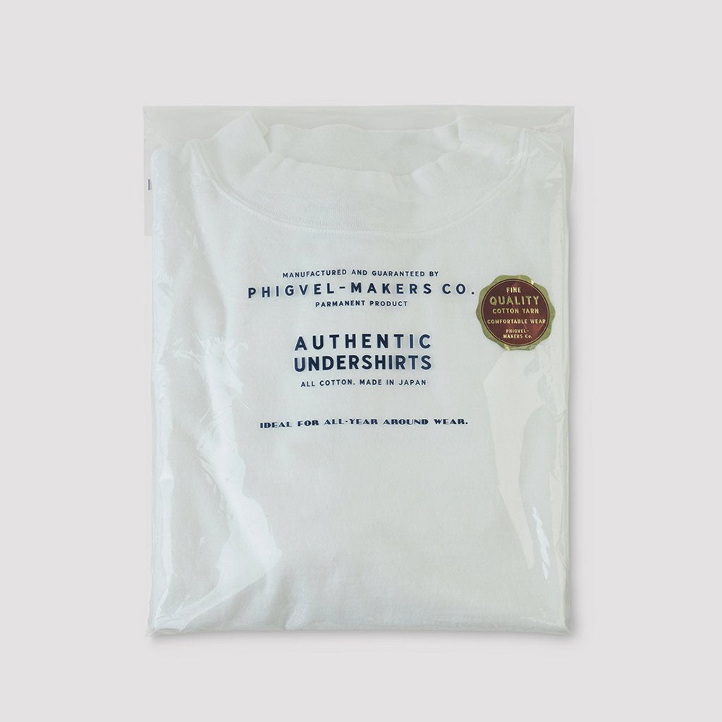 PHIGVEL MAKERS & Co. | フィグベル HIGHNECK LS TEE #OFF WHITE