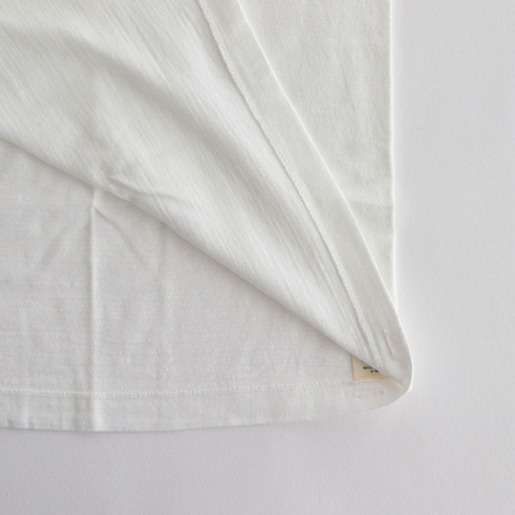 HIGHNECK LS TEE #OFF WHITE [PM-VTGT05]