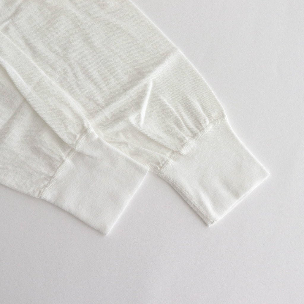 HIGHNECK LS TEE #OFF WHITE [PM-VTGT05]