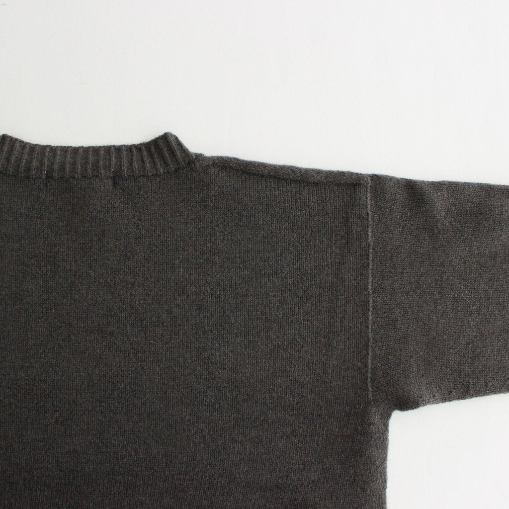 SABA MOUNTAIN SWEATER #CHARCOAL [22080300701030]