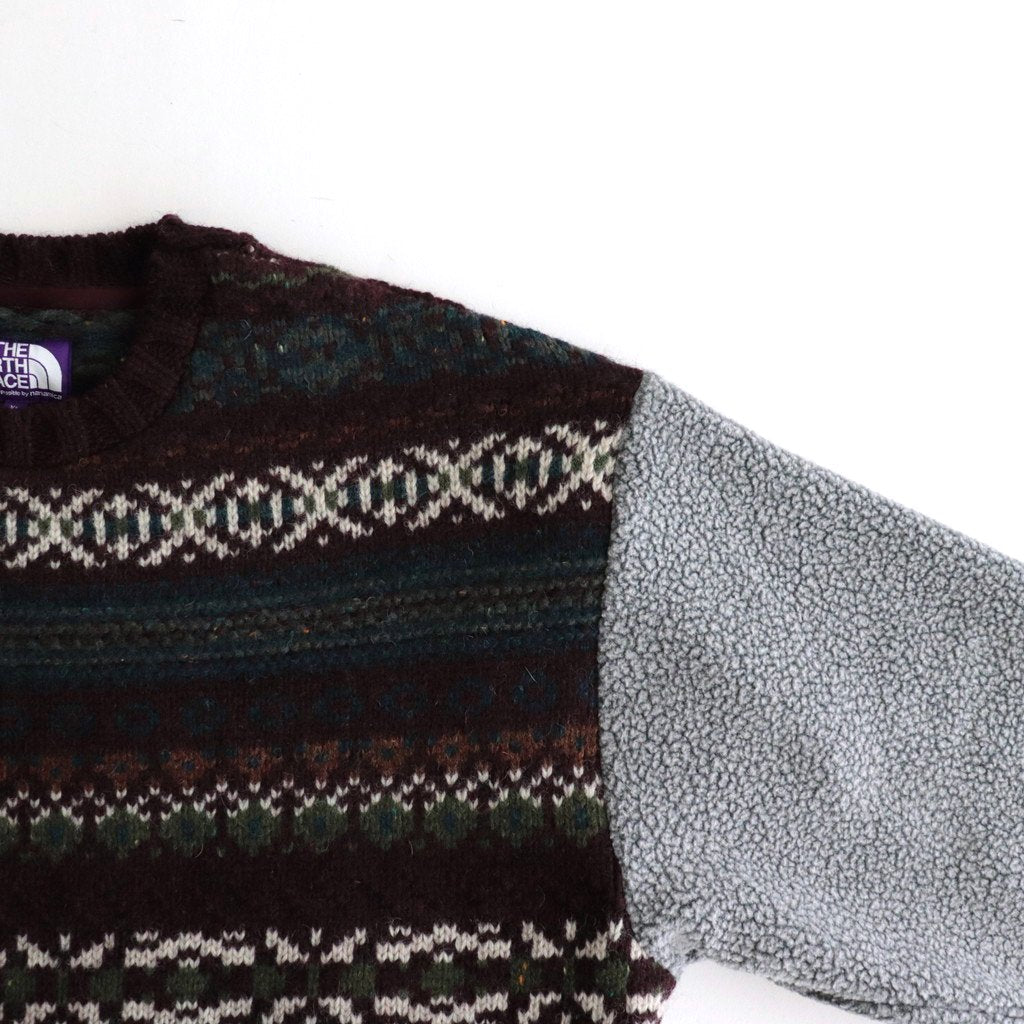 FIELD CREW NECK SWEATER #BURGUNDY [NT6254N]