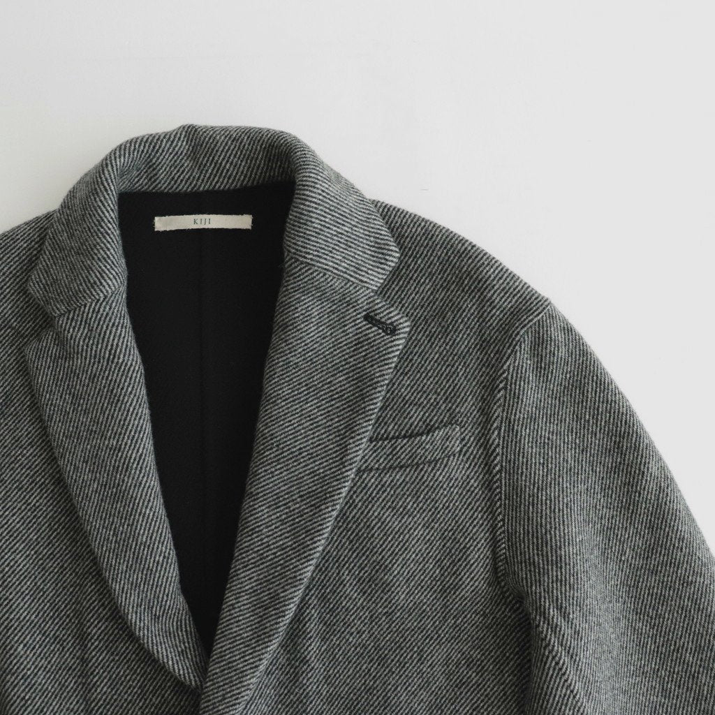 RIVER JACKET COAT #TWEED [KIJI75]