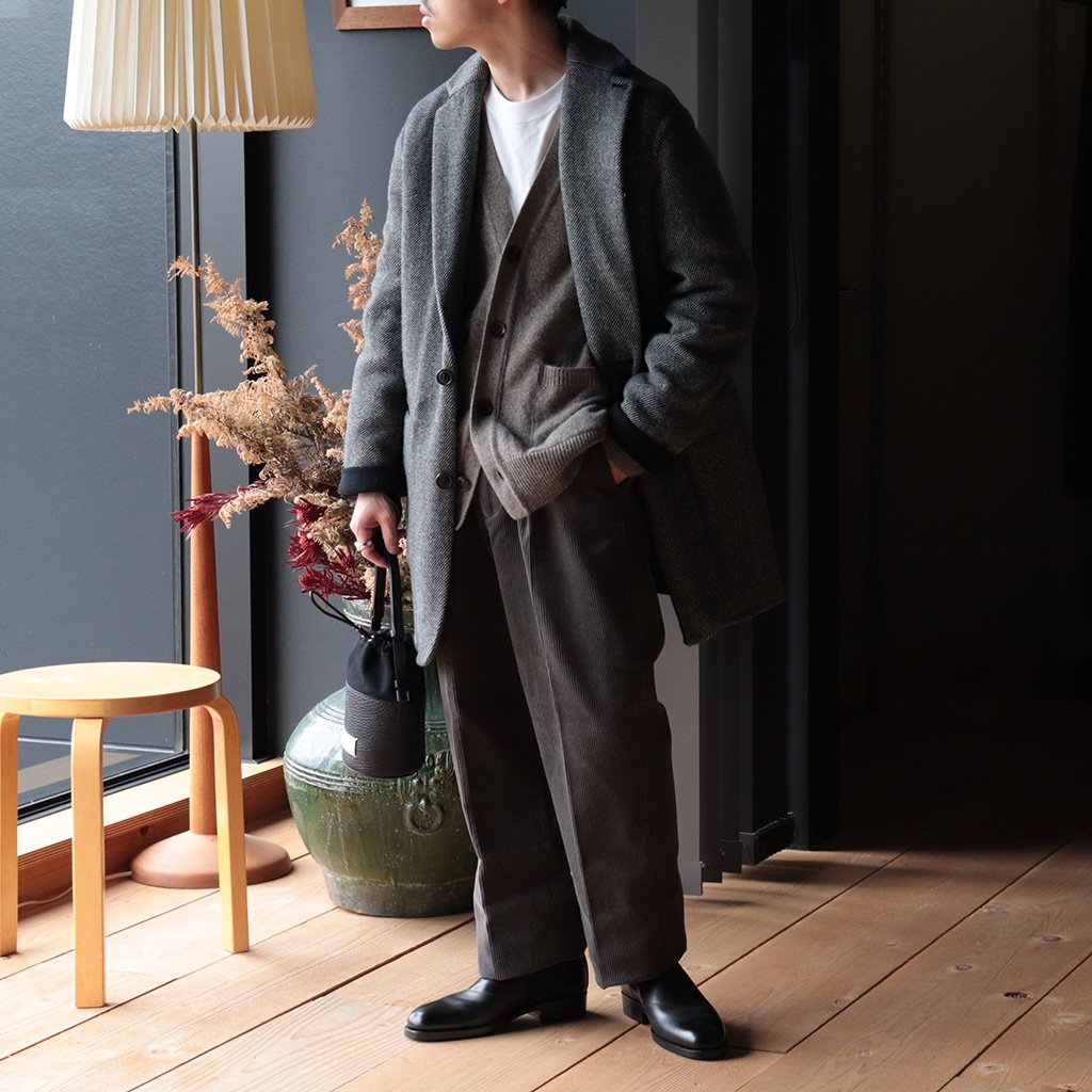 RIVER JACKET COAT #TWEED [KIJI75]