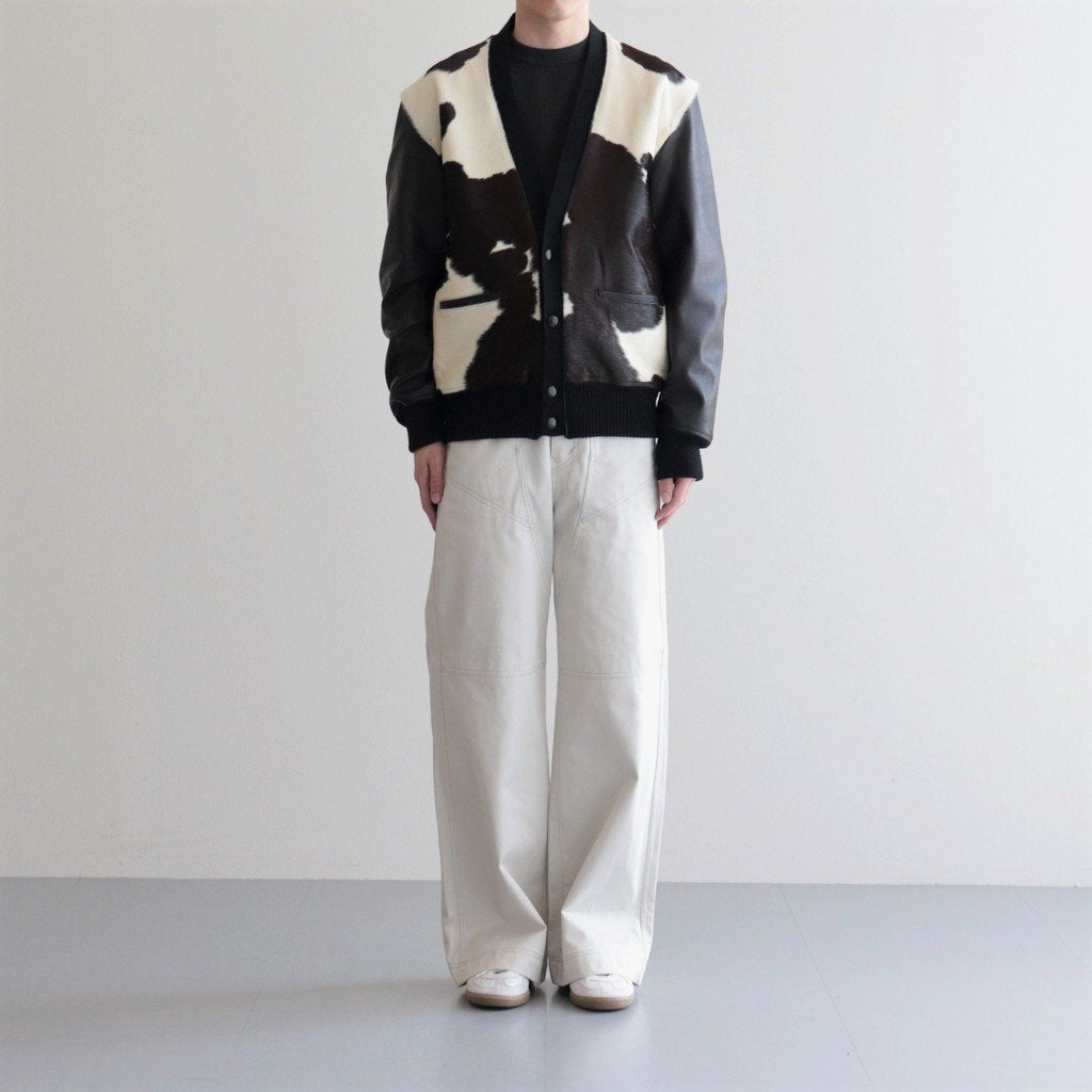 HOLSTEIN CARDIGAN-CORBUSIER #BLACK [VAW02013]