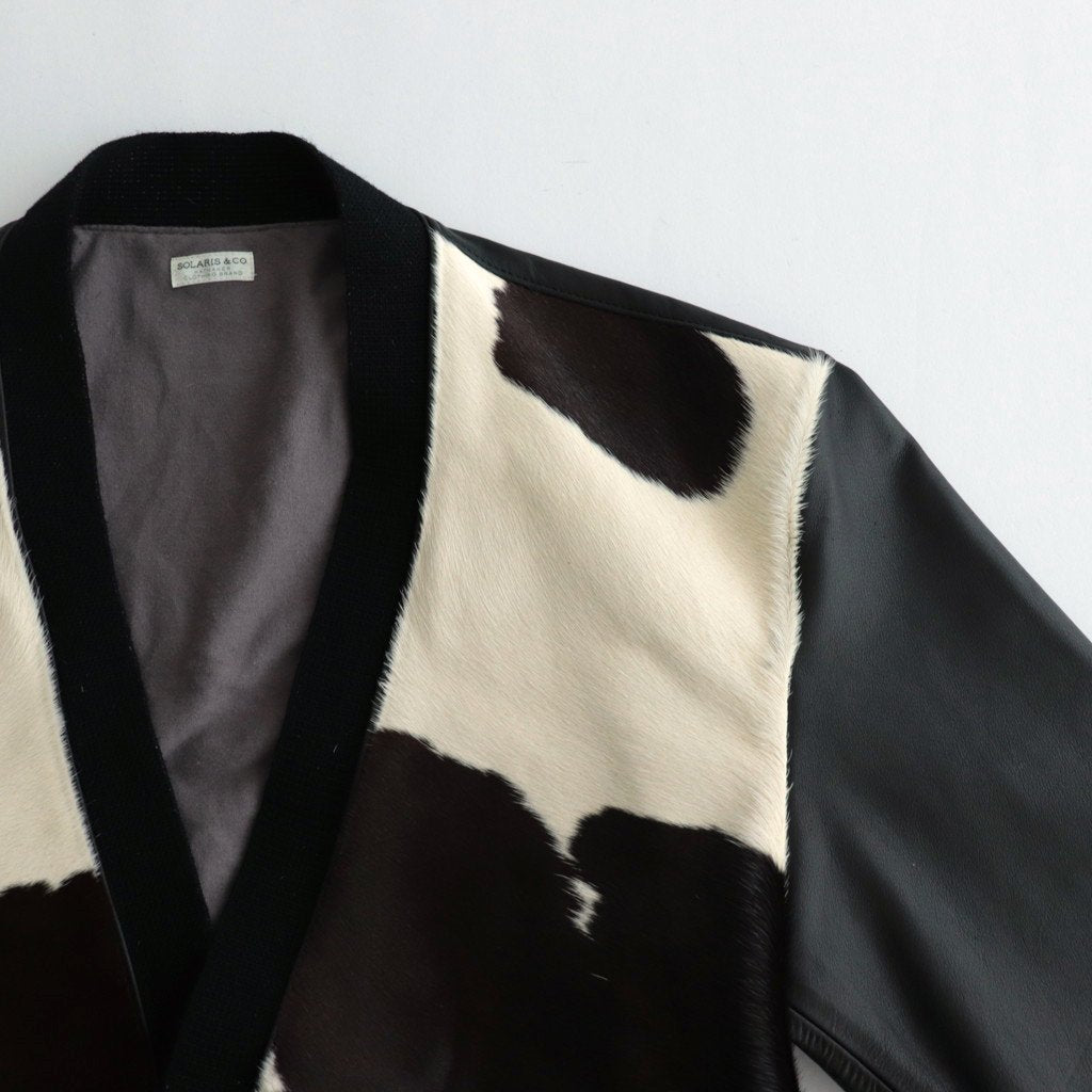 HOLSTEIN CARDIGAN-CORBUSIER #BLACK [VAW02013]