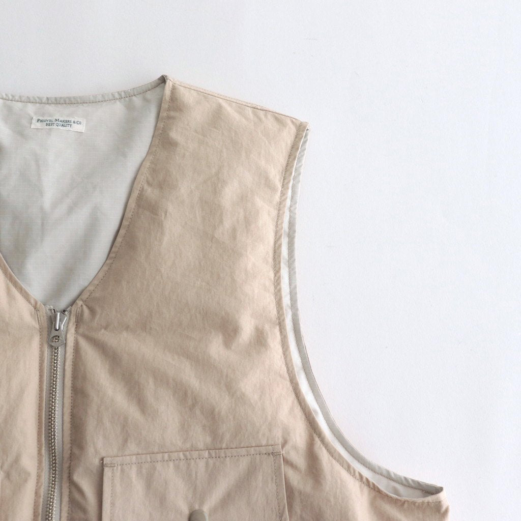 FIELD DOWN VEST #SAND BEIGE [PMAO-VT01] _ PHIGVEL MAKERS & Co