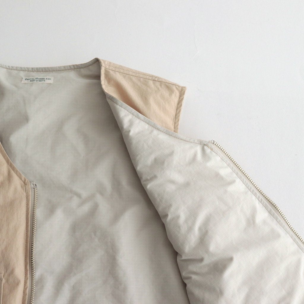 FIELD DOWN VEST #SAND BEIGE [PMAO-VT01] _ PHIGVEL MAKERS & Co