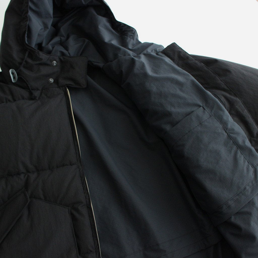 FIELD DOWN JACKET #INK BLACK [PMAO-0T04] _ PHIGVEL MAKERS & Co