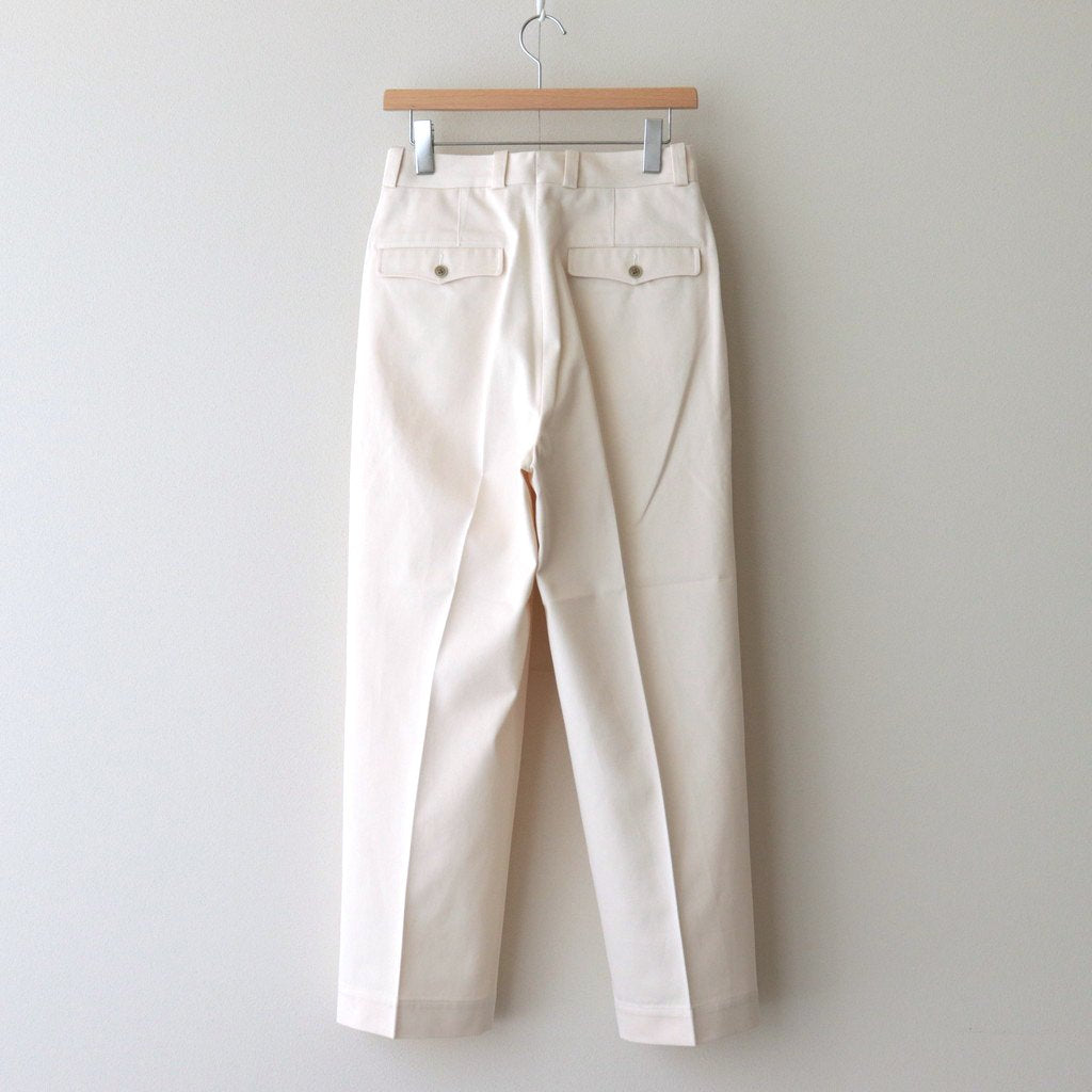 DOUBLE PLEAT CHINO PANTS #NATURAL [SUCS302] _ nanamica｜ナナミカ