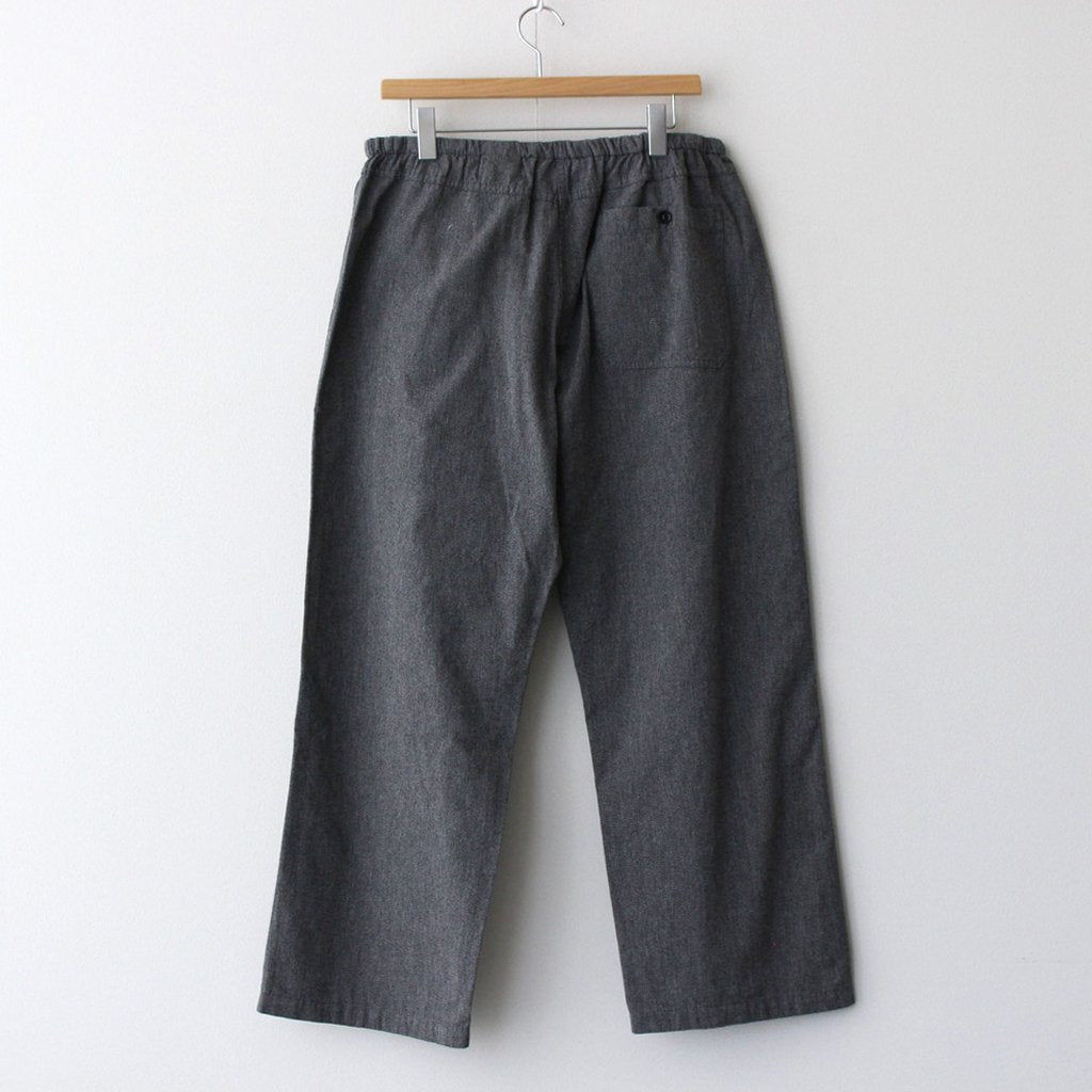 EASY WORK PANTS #WHITE×BLACK [#283H]