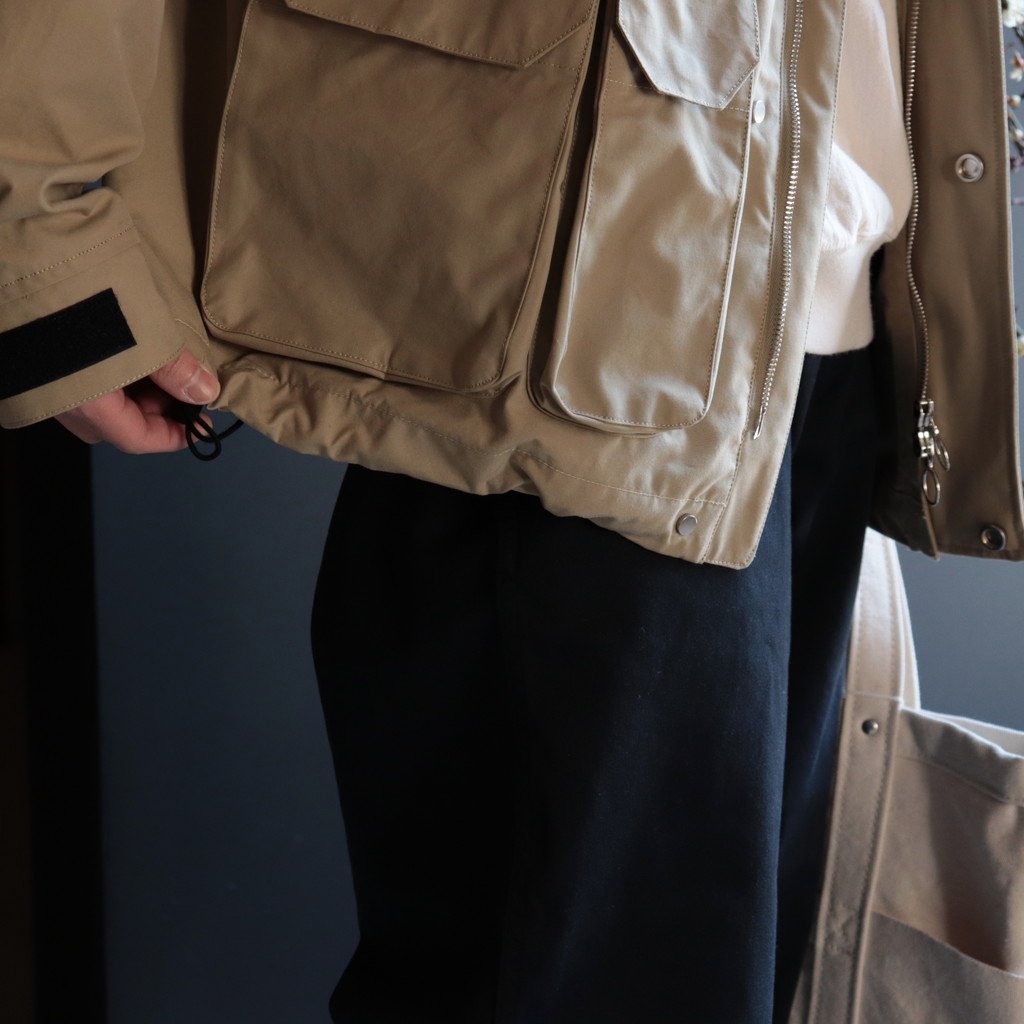 FISHERMAN JACKET #BEIGE [A23A-03BL01C]
