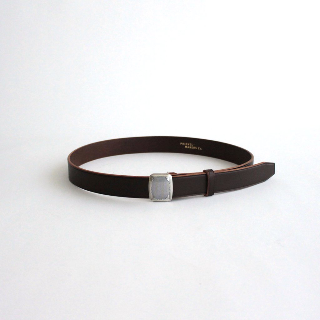 HICKOK BELT #D.BROWN/SILVER [PM-ACPP05] _ PHIGVEL MAKERS & Co
