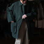 COTTON COVERALL JACKET #OLIVE [6021-2502]
