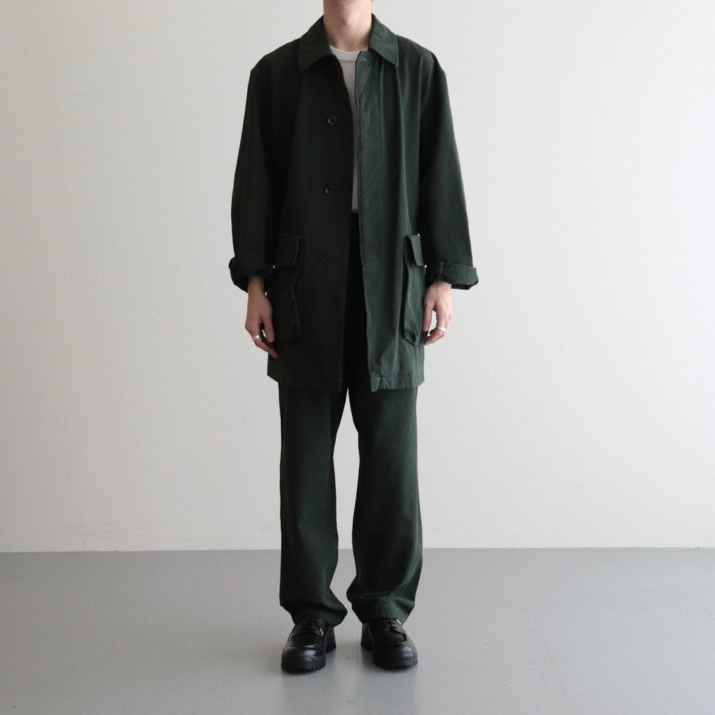 COTTON COVERALL JACKET #OLIVE [6021-2502]