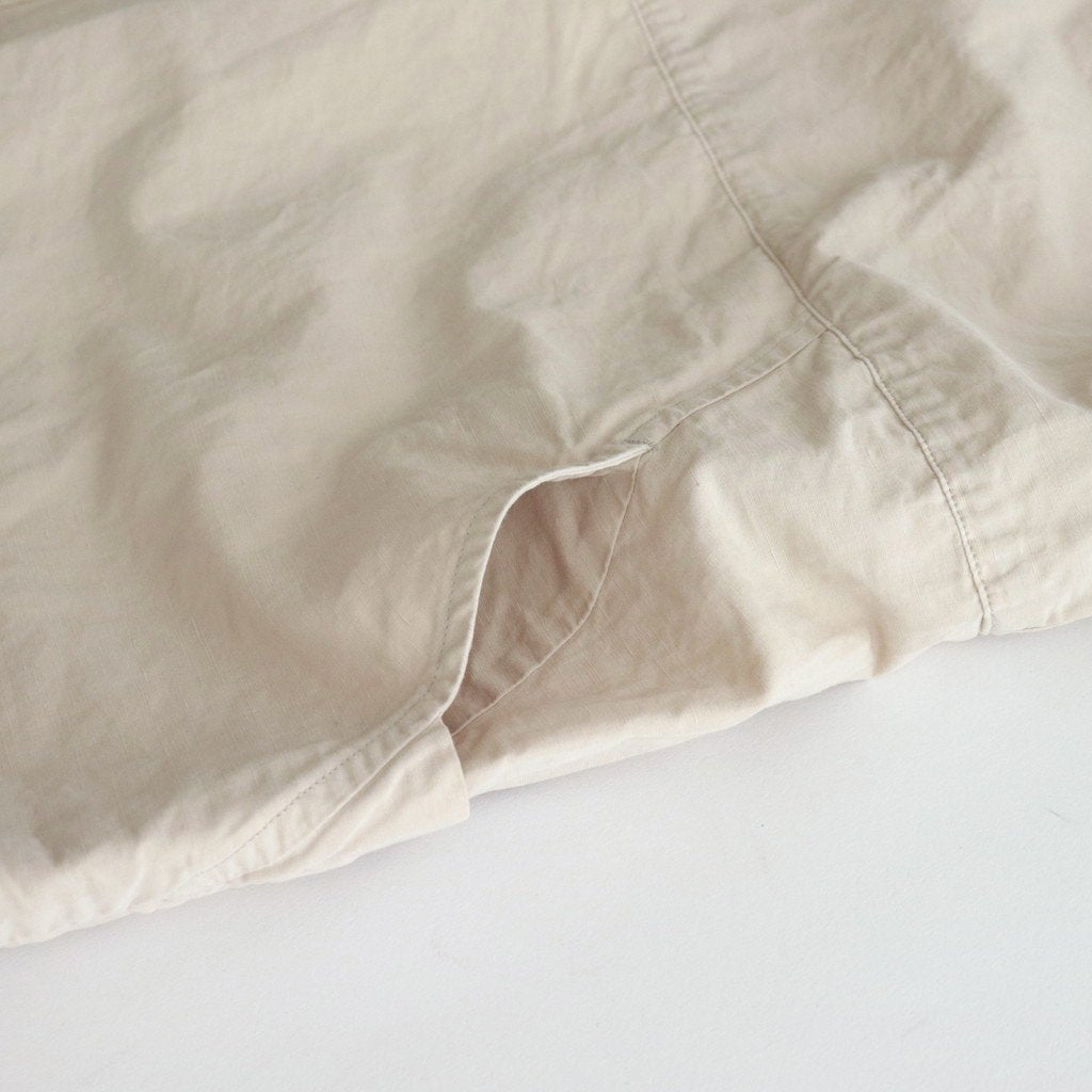 WEATHER CLOTH HOODED SMOCK #BEIGE [6021-2501]