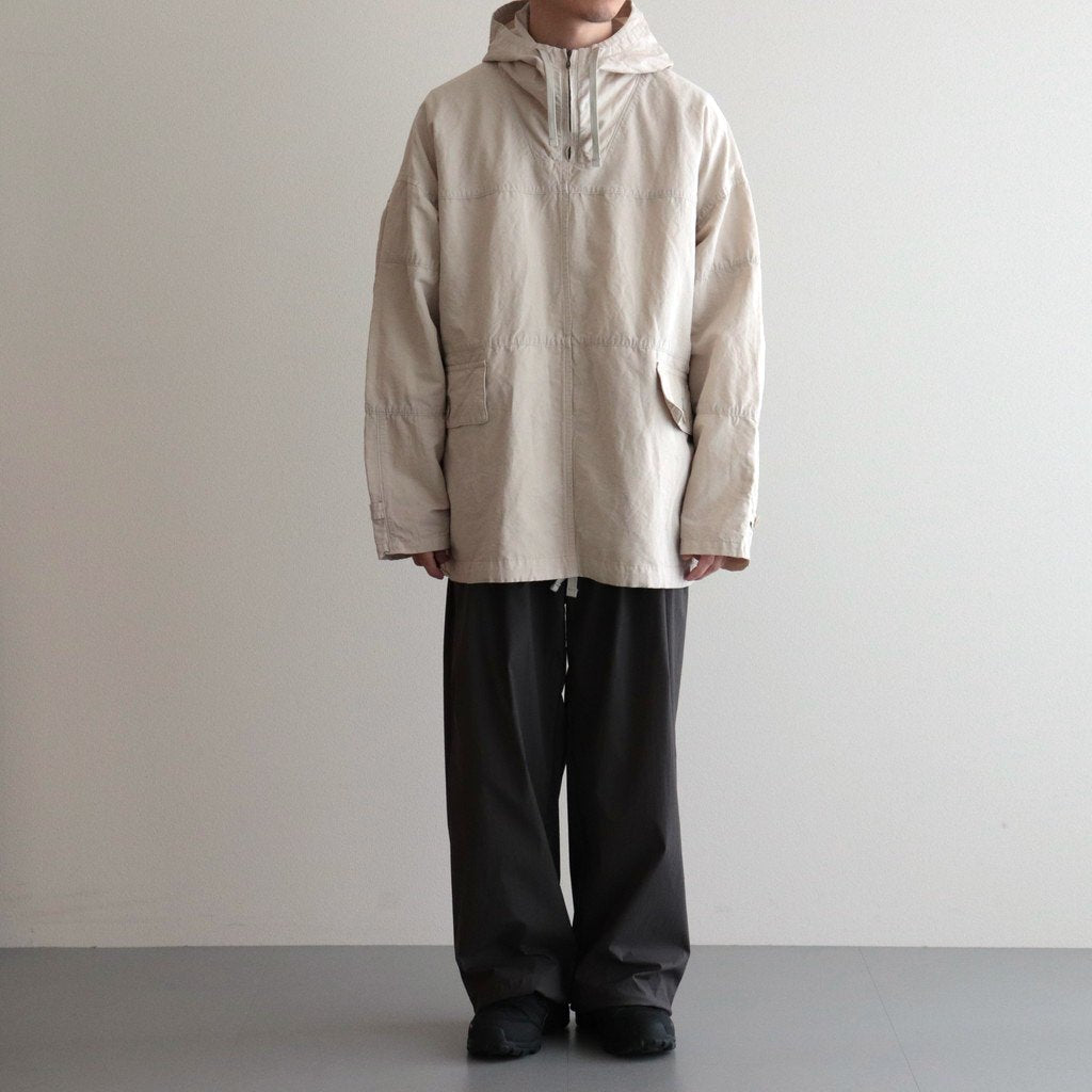 WEATHER CLOTH HOODED SMOCK #BEIGE [6021-2501] _ Caledoor