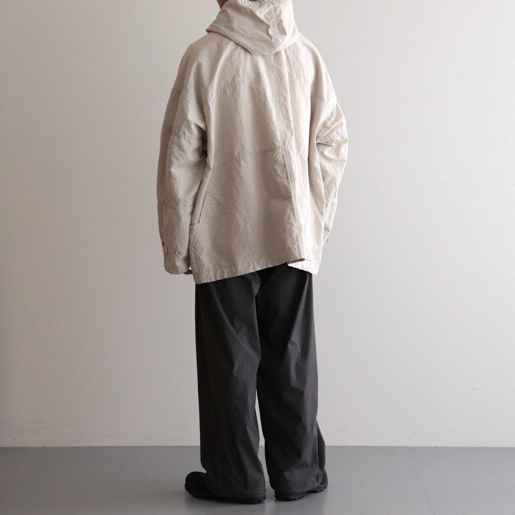 WEATHER CLOTH HOODED SMOCK #BEIGE [6021-2501]