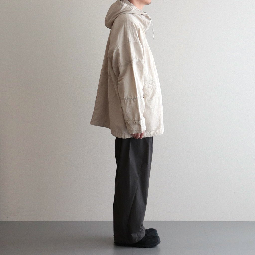 WEATHER CLOTH HOODED SMOCK #BEIGE [6021-2501]