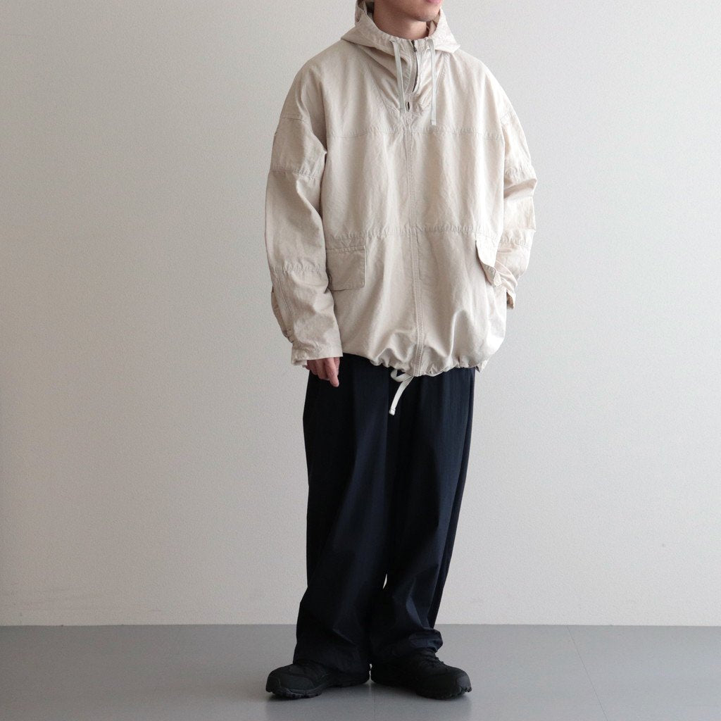 WEATHER CLOTH HOODED SMOCK #BEIGE [6021-2501]