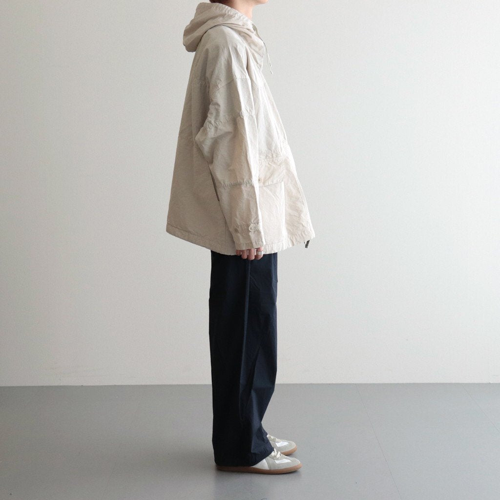 WEATHER CLOTH HOODED SMOCK #BEIGE [6021-2501]