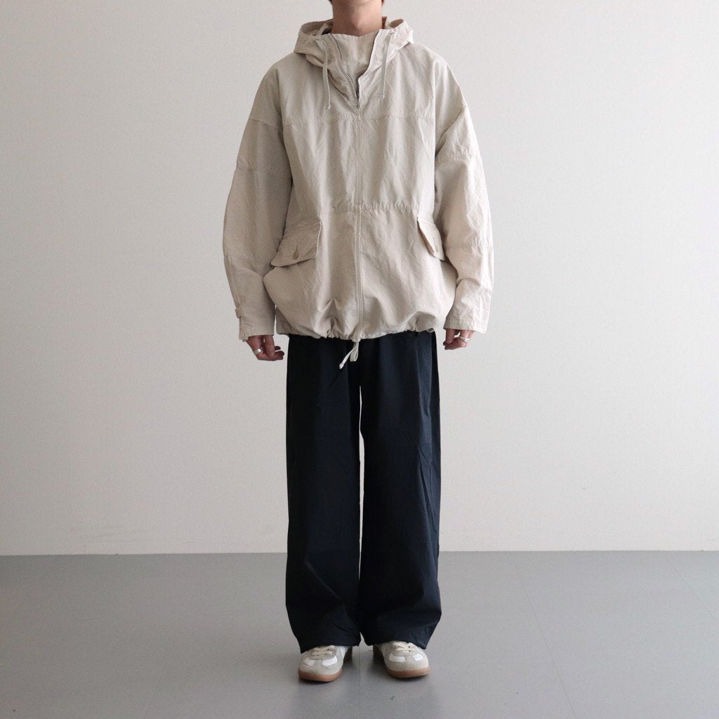 WEATHER CLOTH HOODED SMOCK #BEIGE [6021-2501]