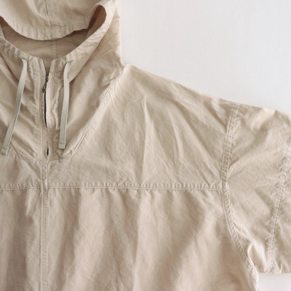 WEATHER CLOTH HOODED SMOCK #BEIGE [6021-2501]