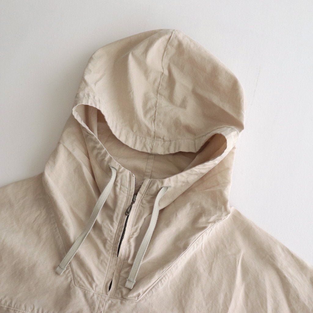 WEATHER CLOTH HOODED SMOCK #BEIGE [6021-2501]
