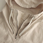 WEATHER CLOTH HOODED SMOCK #BEIGE [6021-2501]