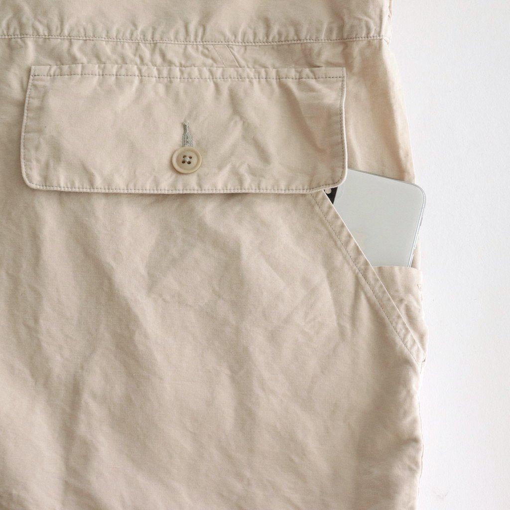 WEATHER CLOTH HOODED SMOCK #BEIGE [6021-2501]