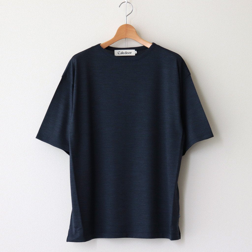 MERINO WOOL T-SHIRT #LIGHT NAVY [6021-1702]