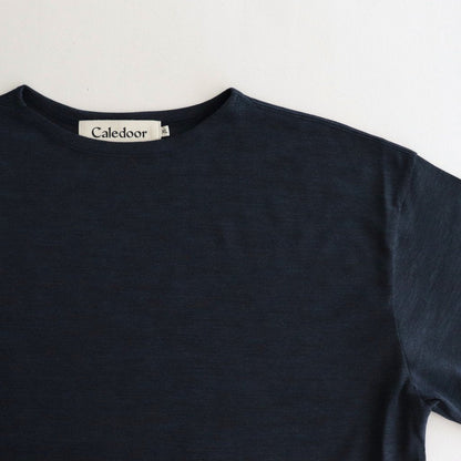 MERINO WOOL T-SHIRT #LIGHT NAVY [6021-1702]